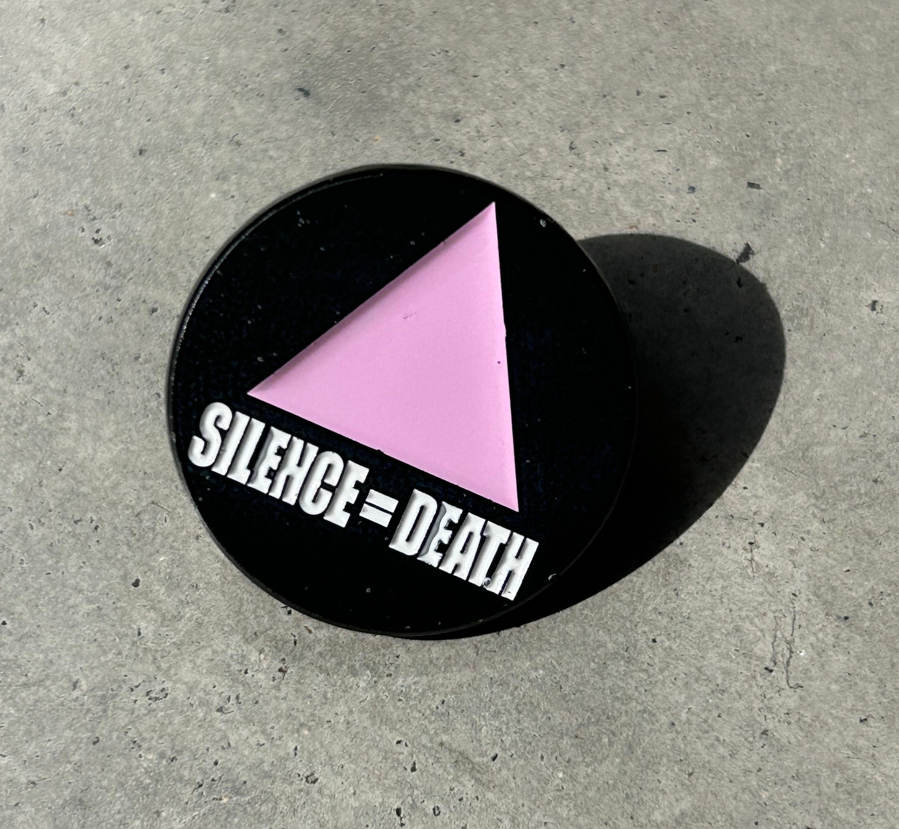 SILENCE = DEATH PIN BADGE