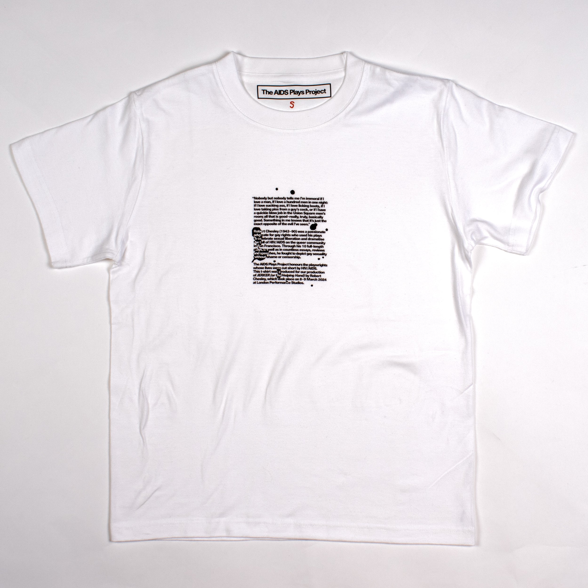 FILTH TEXT WHITE