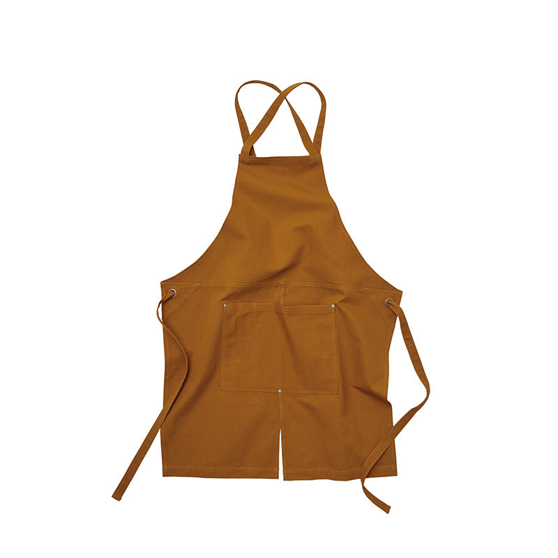 1384 - Washed Canvas and Twill Apron - Camel x 1