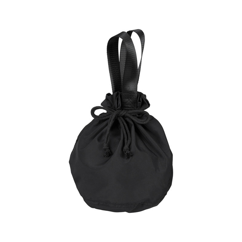 1392 - Recycled Polyester Ripstop Drawstring Bag - Black x 1
