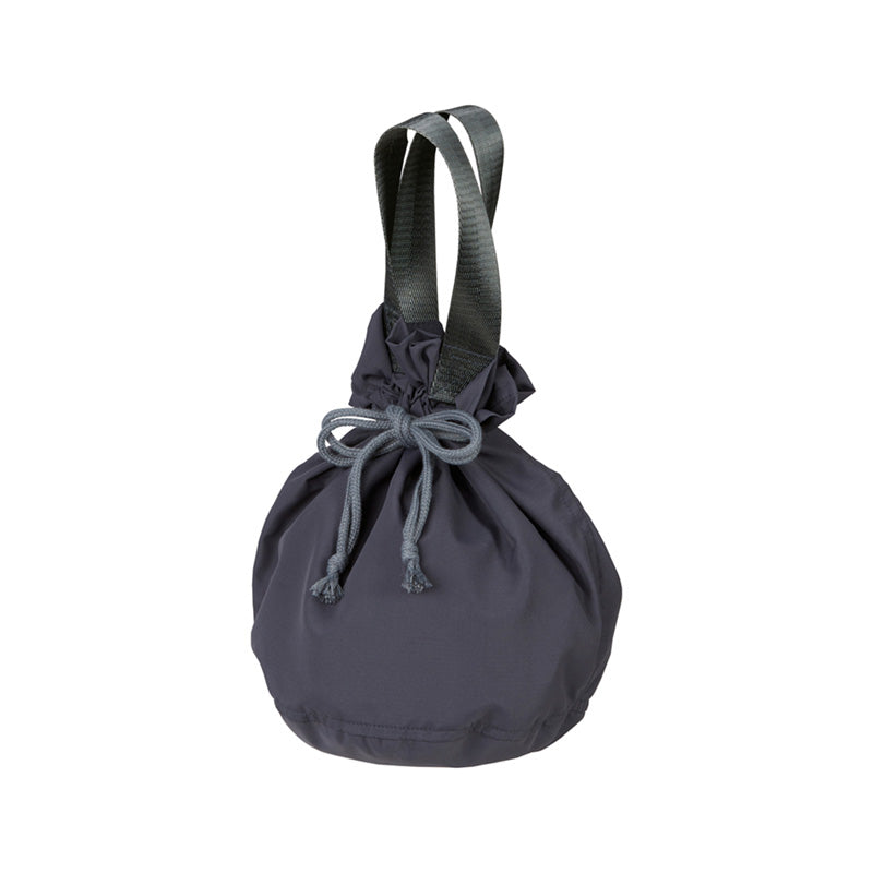 1392 - Recycled Polyester Ripstop Drawstring Bag - Carbon x 1