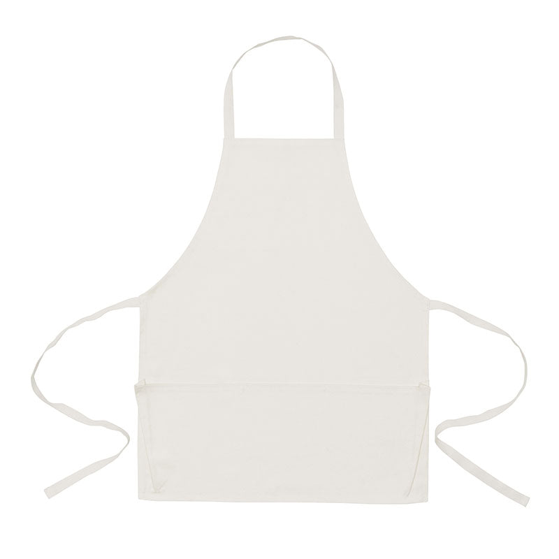 1396 - Soft canvas bib apron - Off White x 1
