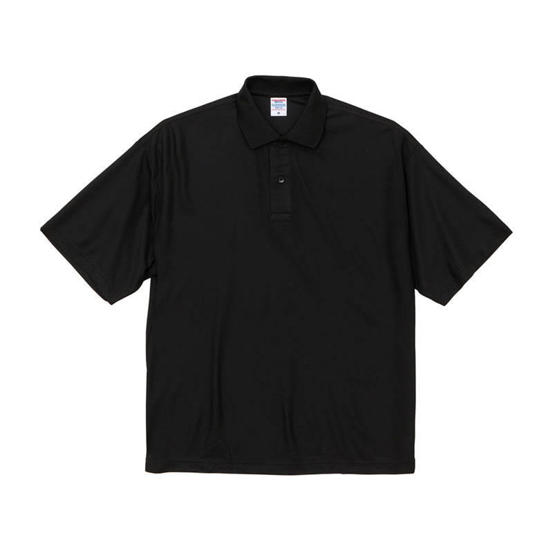 2025 - 4.7oz Special Dry Kanoko Big Silhouette Polo Shirt - Black x 1