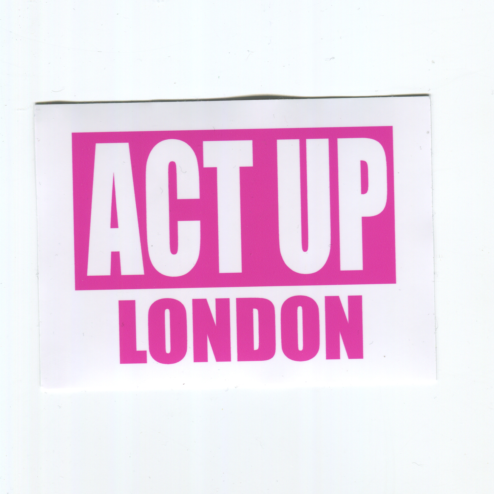 ACT UP: STICKERS