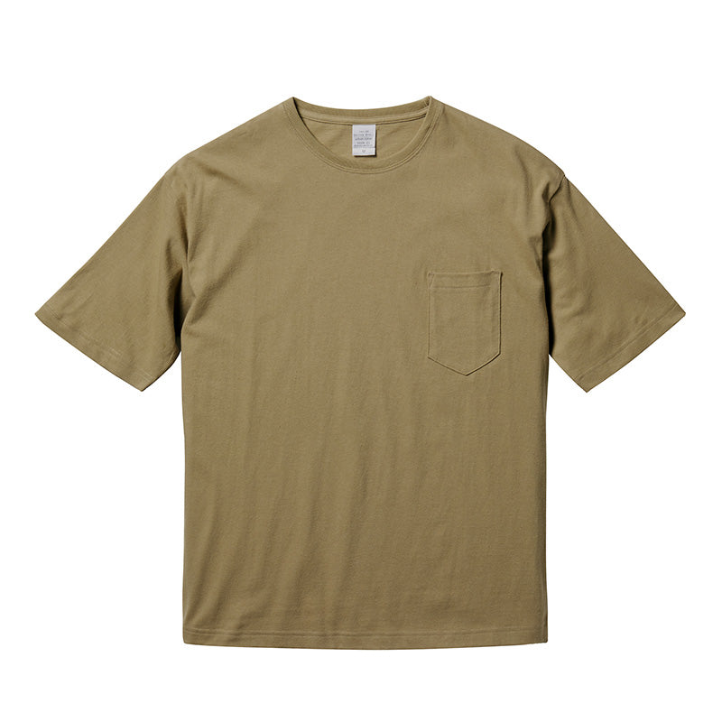 5008 - 5.6oz Big Silhouette T-shirt (with pocket) - Sand Khaki x 1