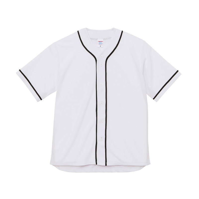 5982 - 4.1 Oz Dry Baseball Shirt - White/Black x 1
