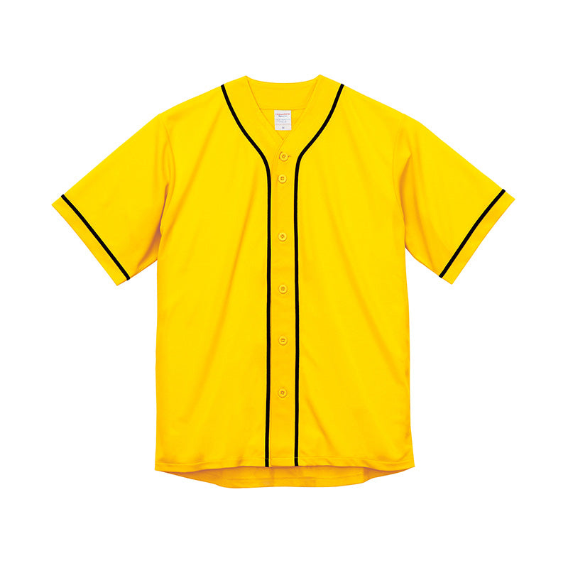 5982 - 4.1 Oz Dry Baseball Shirt -Yellow/White x 1