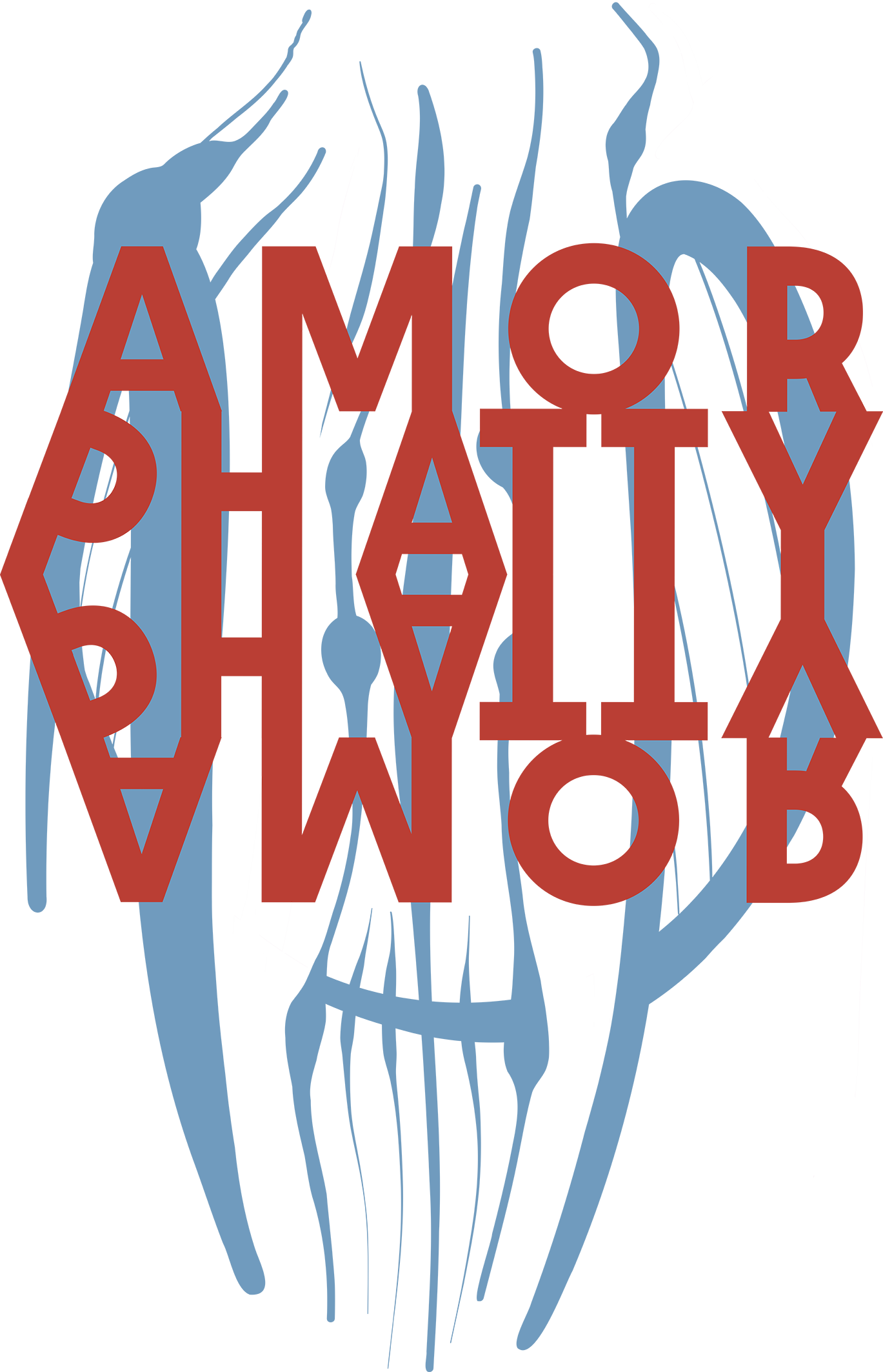 WHITE / BLUE / RED LOGO