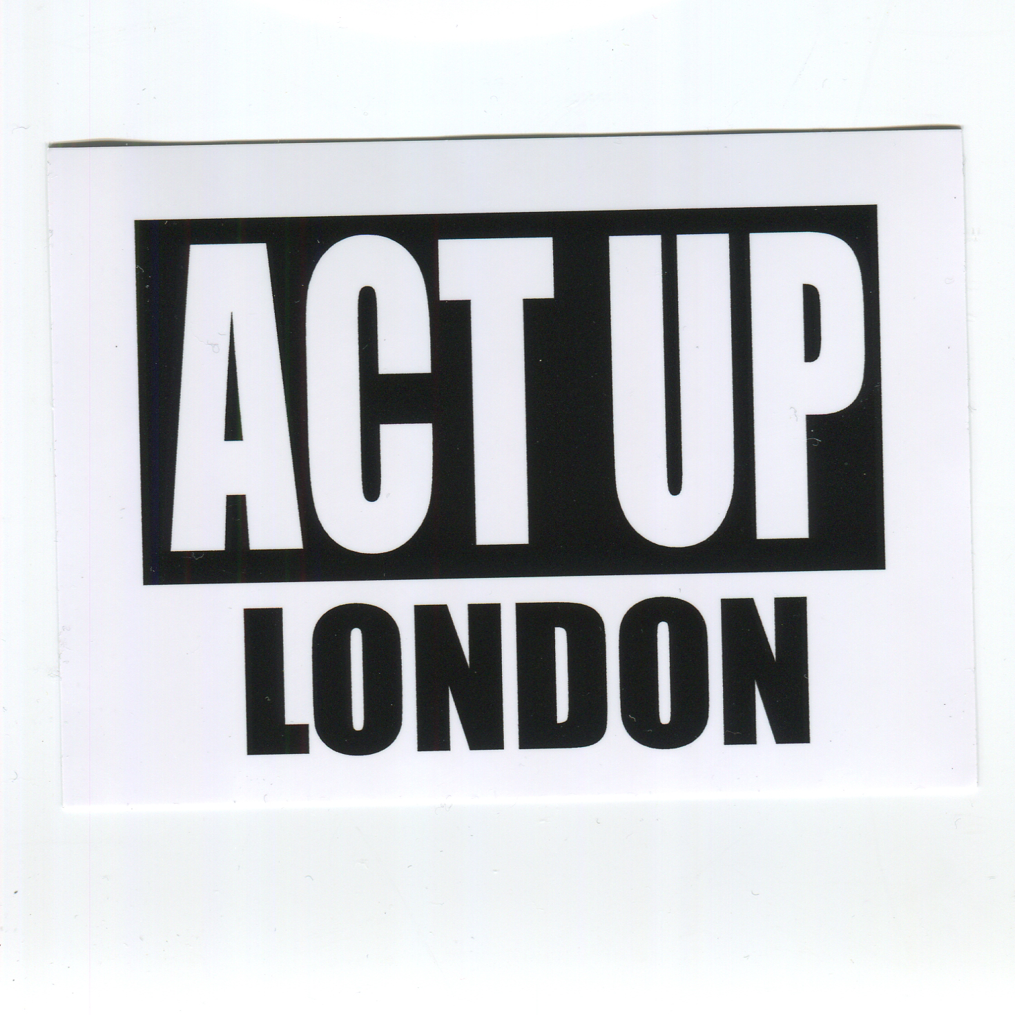 ACT UP: STICKERS