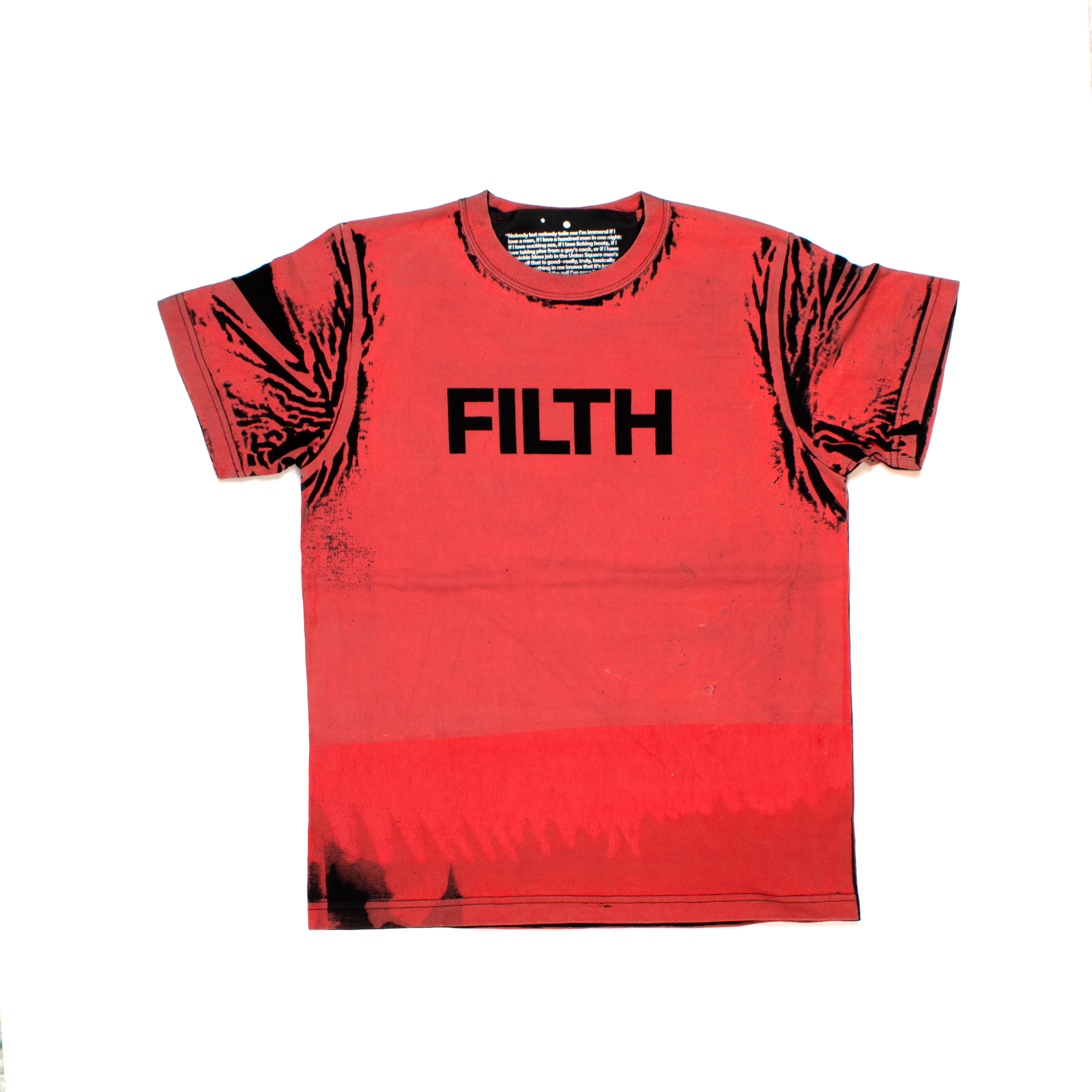 FILTH Red Printed Tee - 9