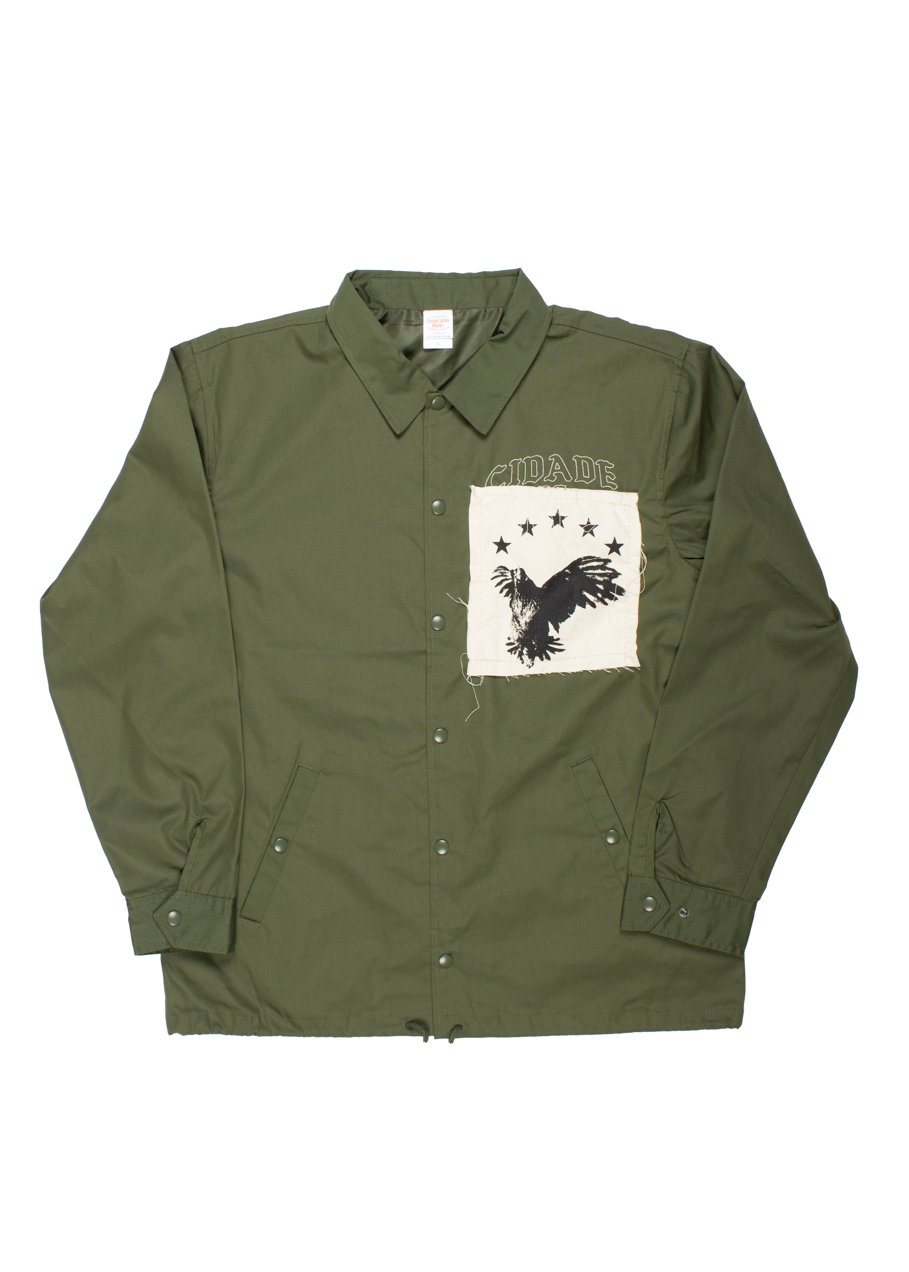 CDD 012 - Caixa Baixa Coach Jacket - Green x 1