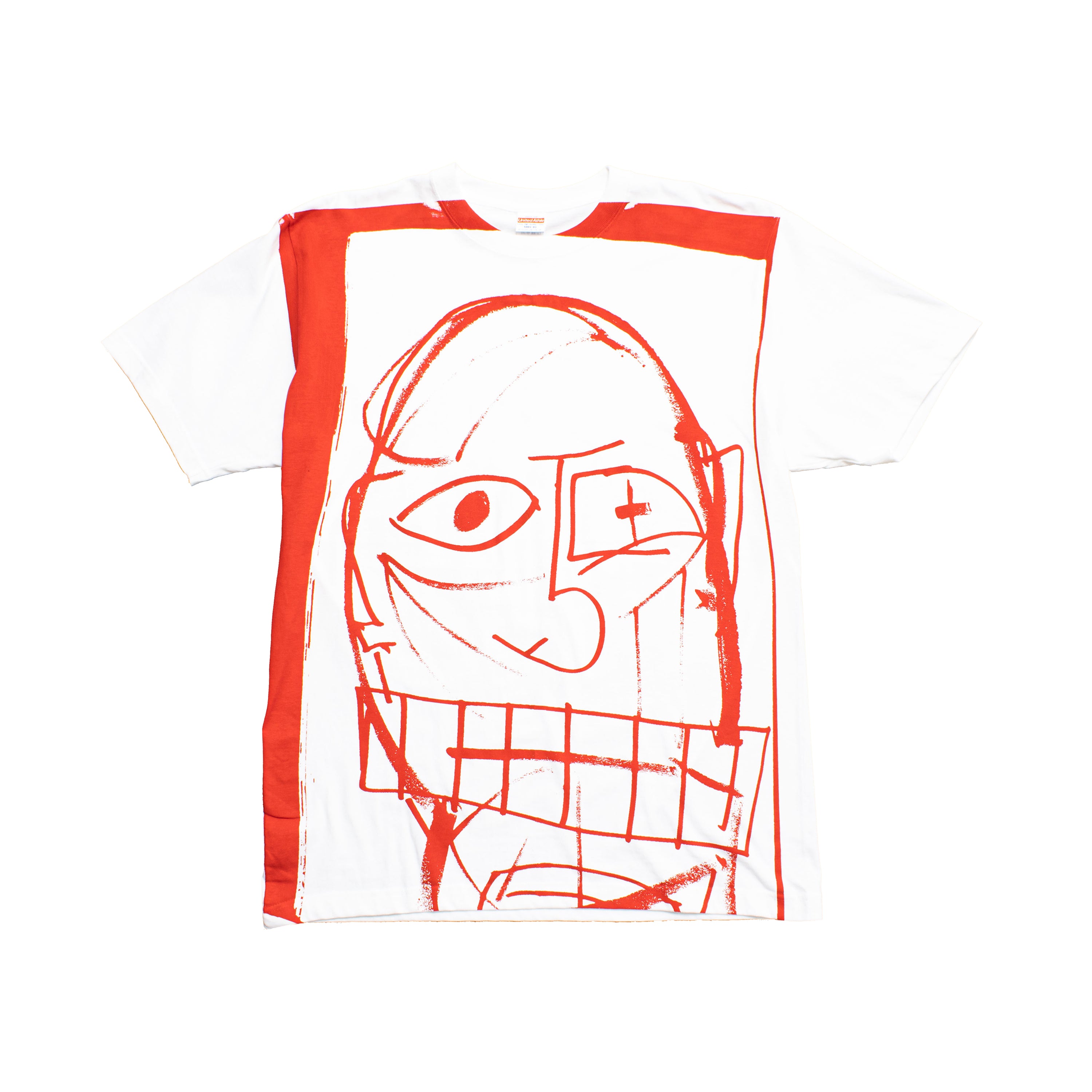 FREAK DREAM - Face Red Tee White