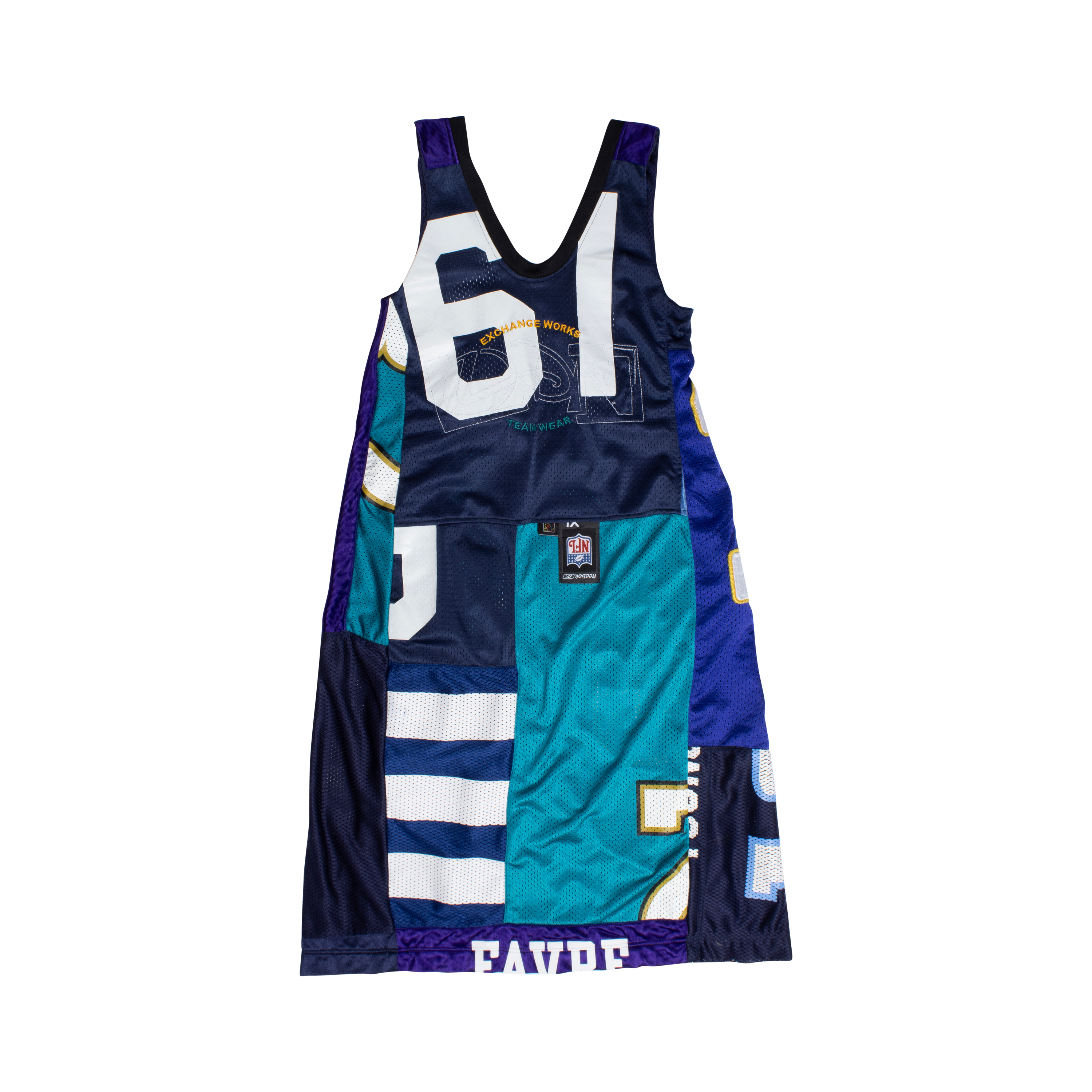 PATCHWORK JERSEY DRESS