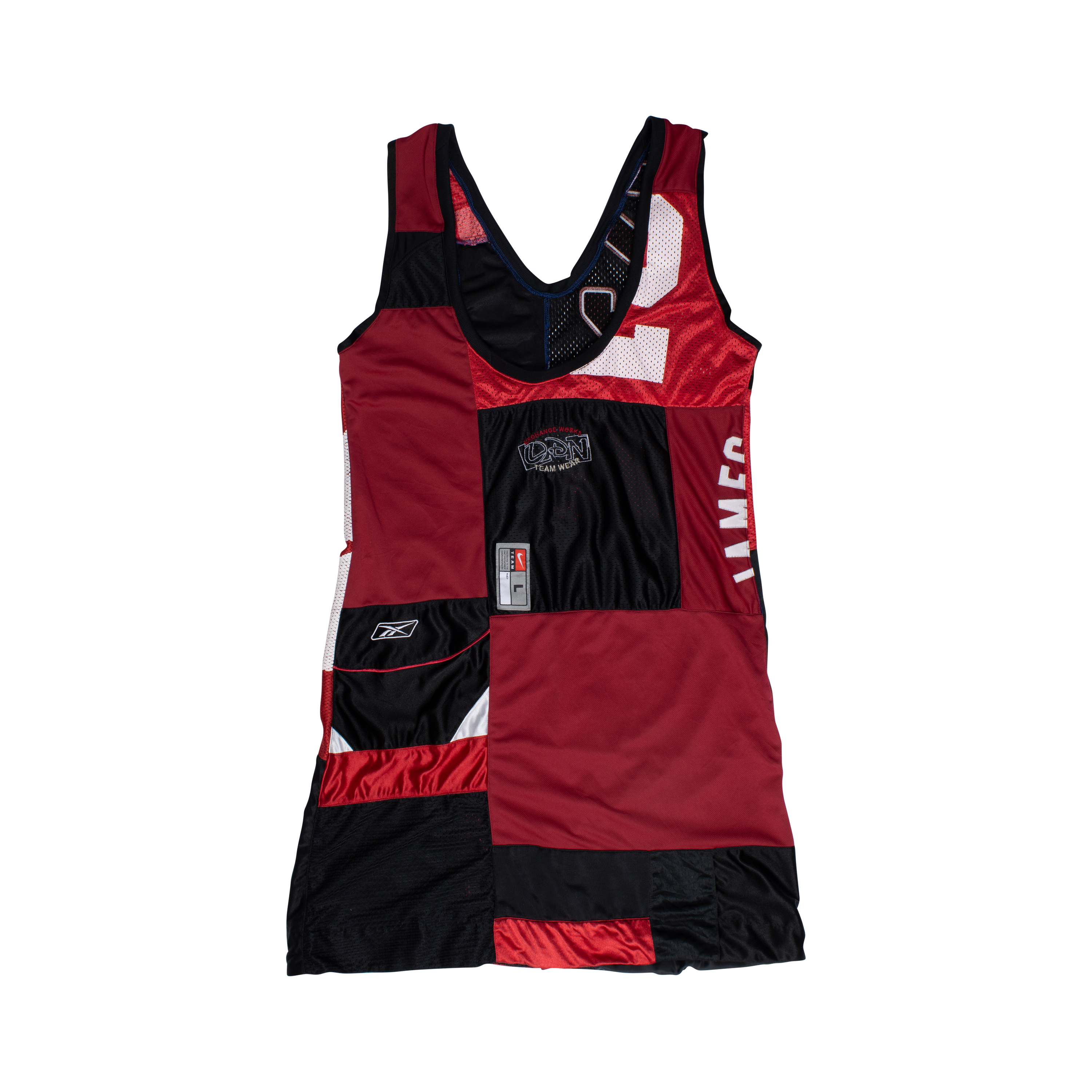 PATCHWORK JERSEY DRESS