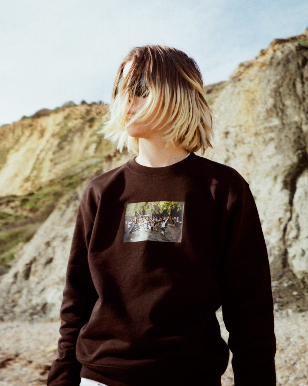 MEANWHILE BOX LOGO CREWNECK