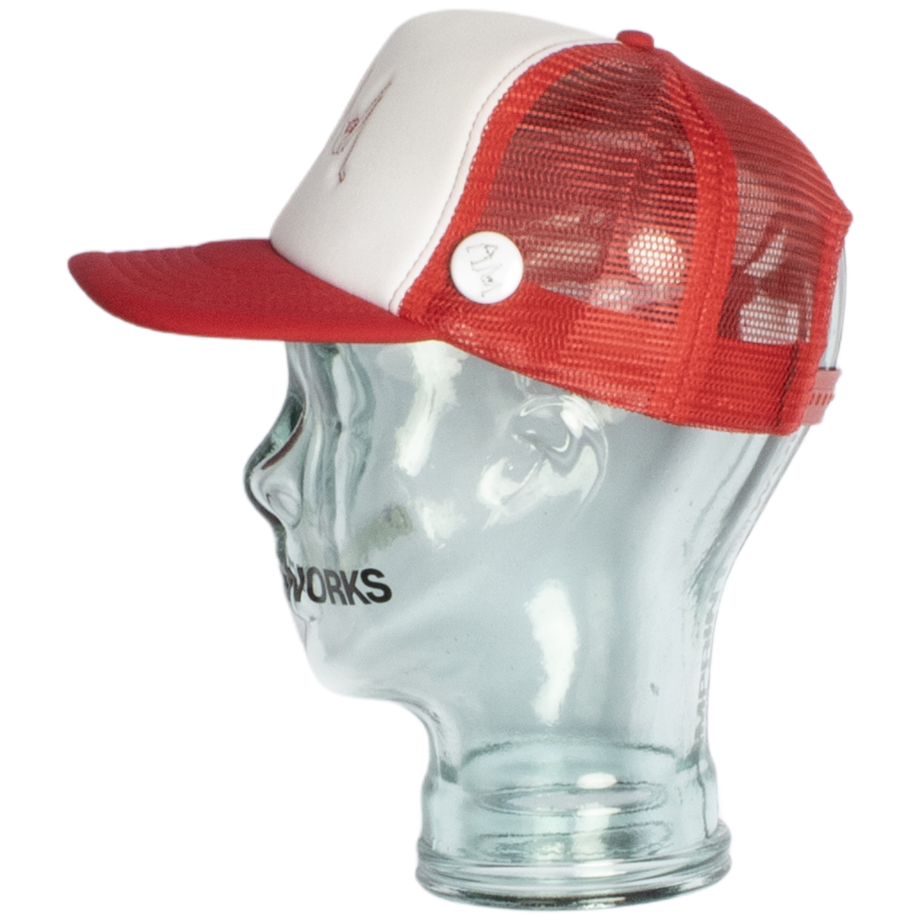 AWKWARD TRUCKER CAP RED