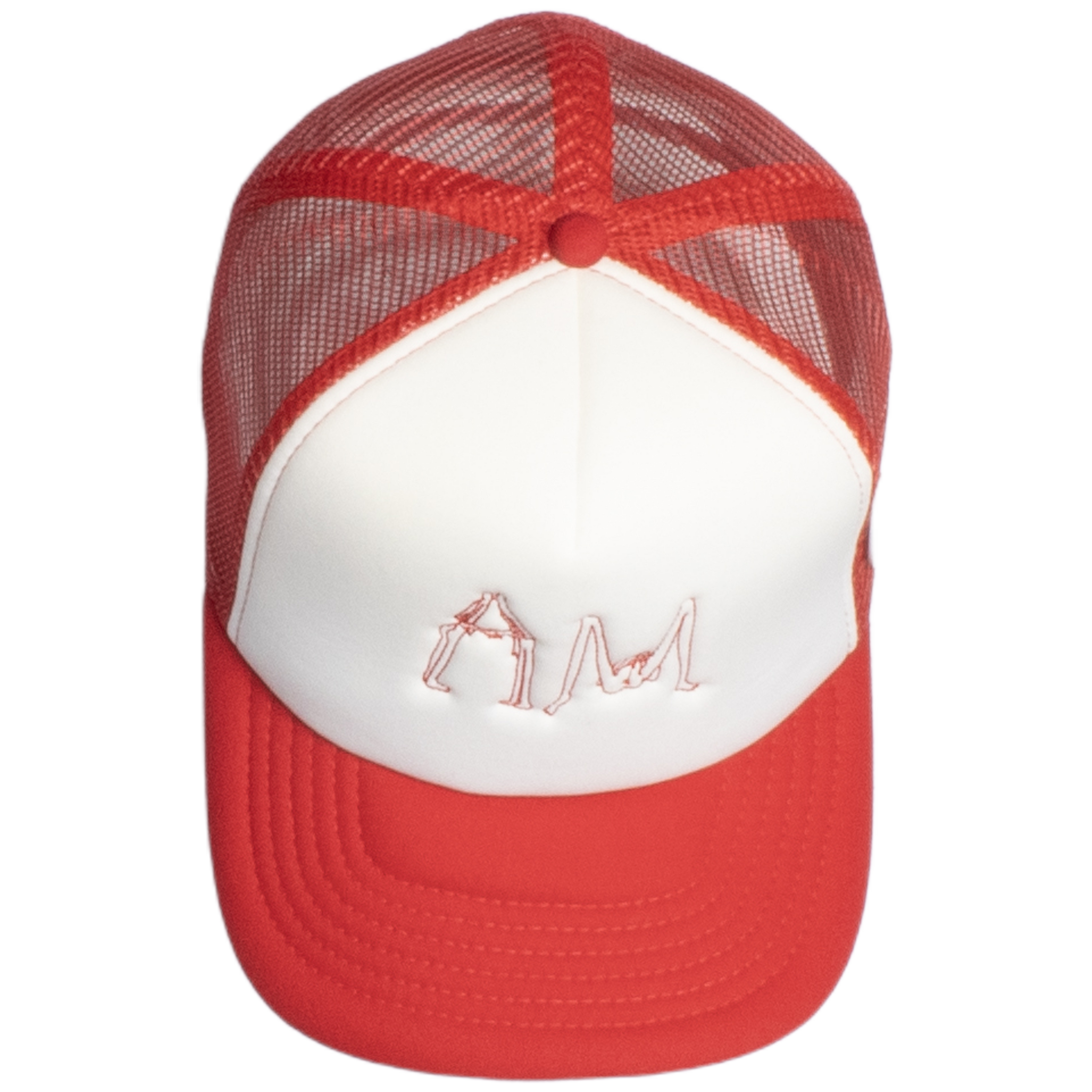 AWKWARD TRUCKER CAP RED