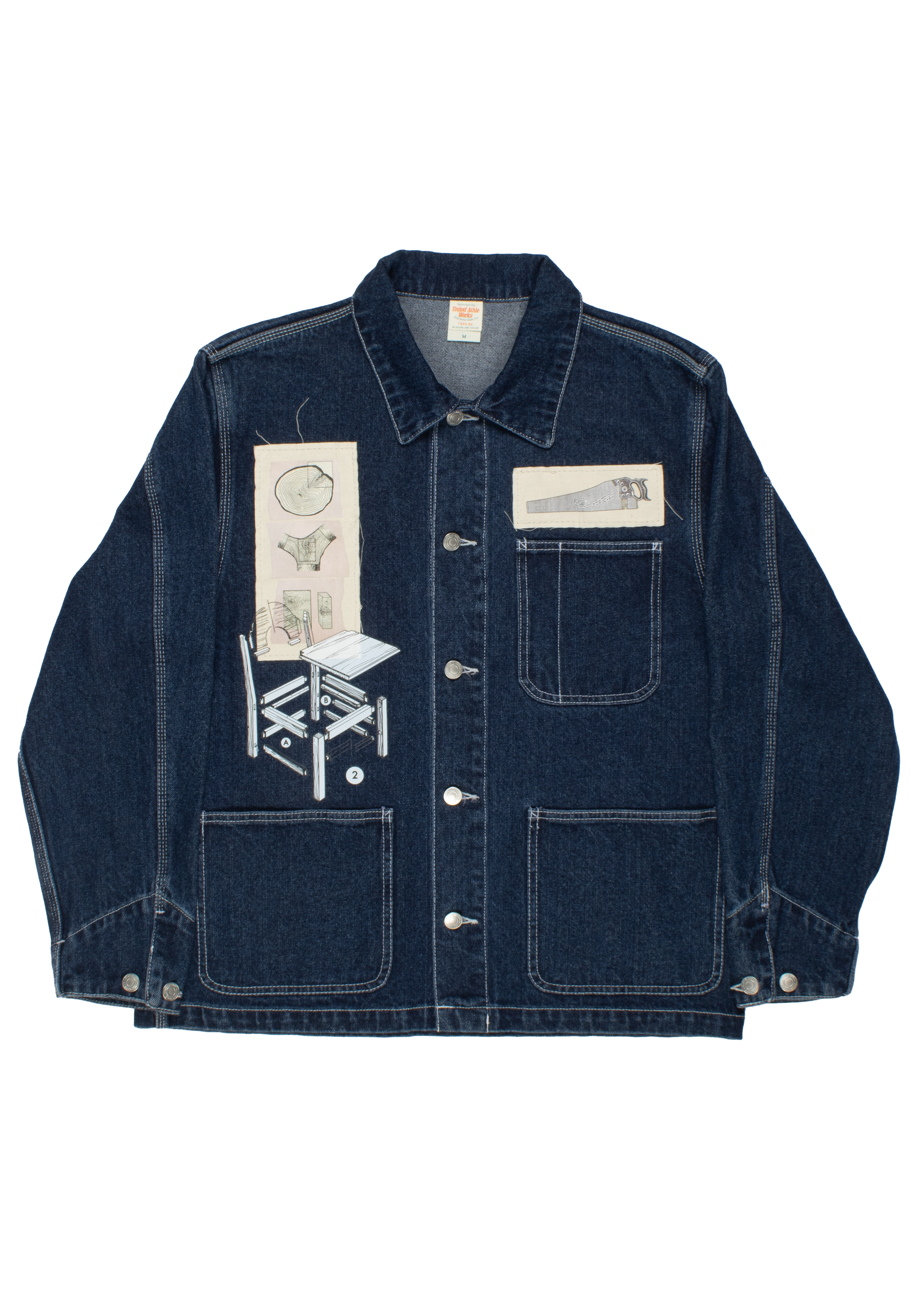 WW002 - Woodwork Denim Jacket: 1 x 1