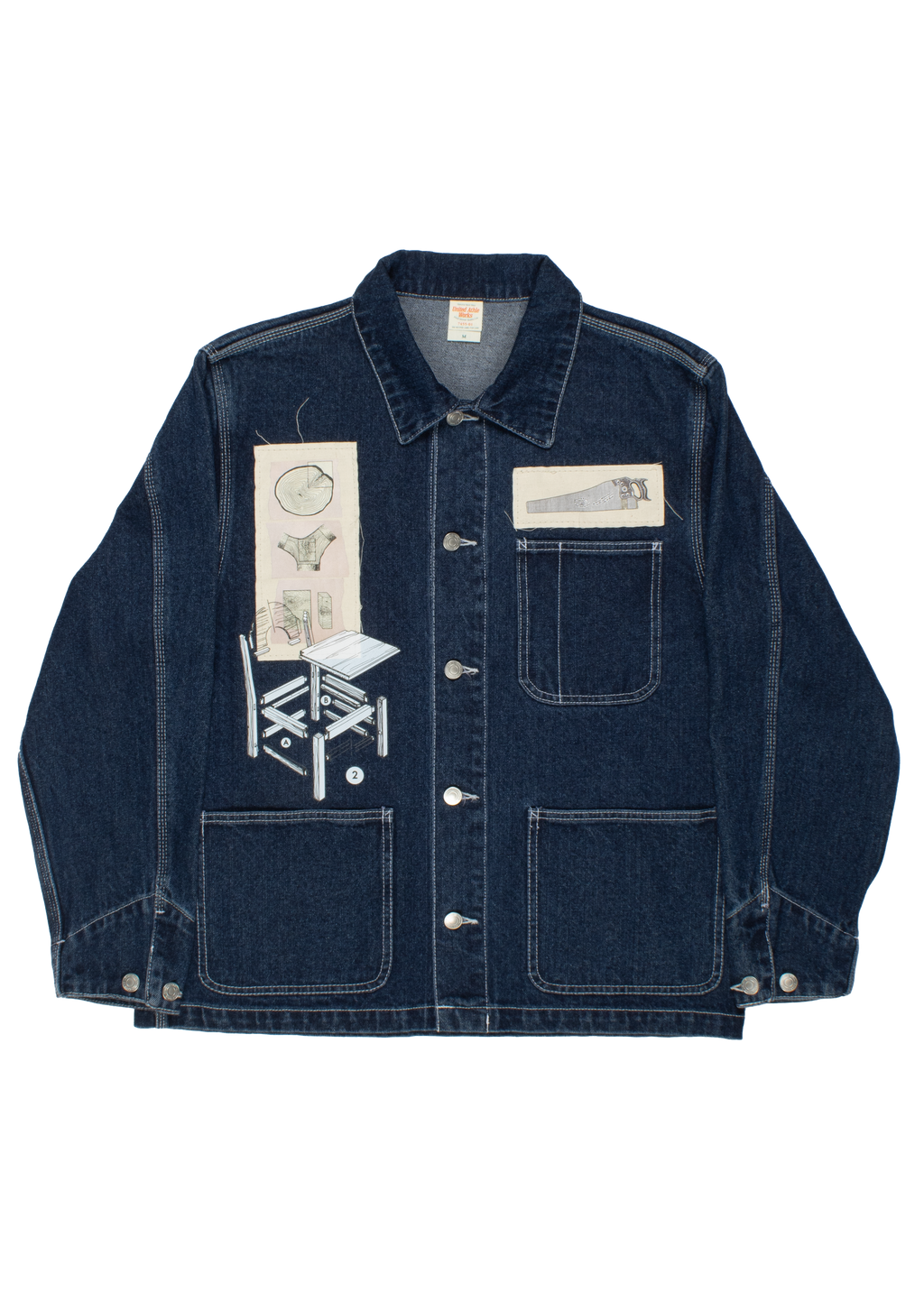 WW002 - Woodwork Denim Jacket: 1 x 1