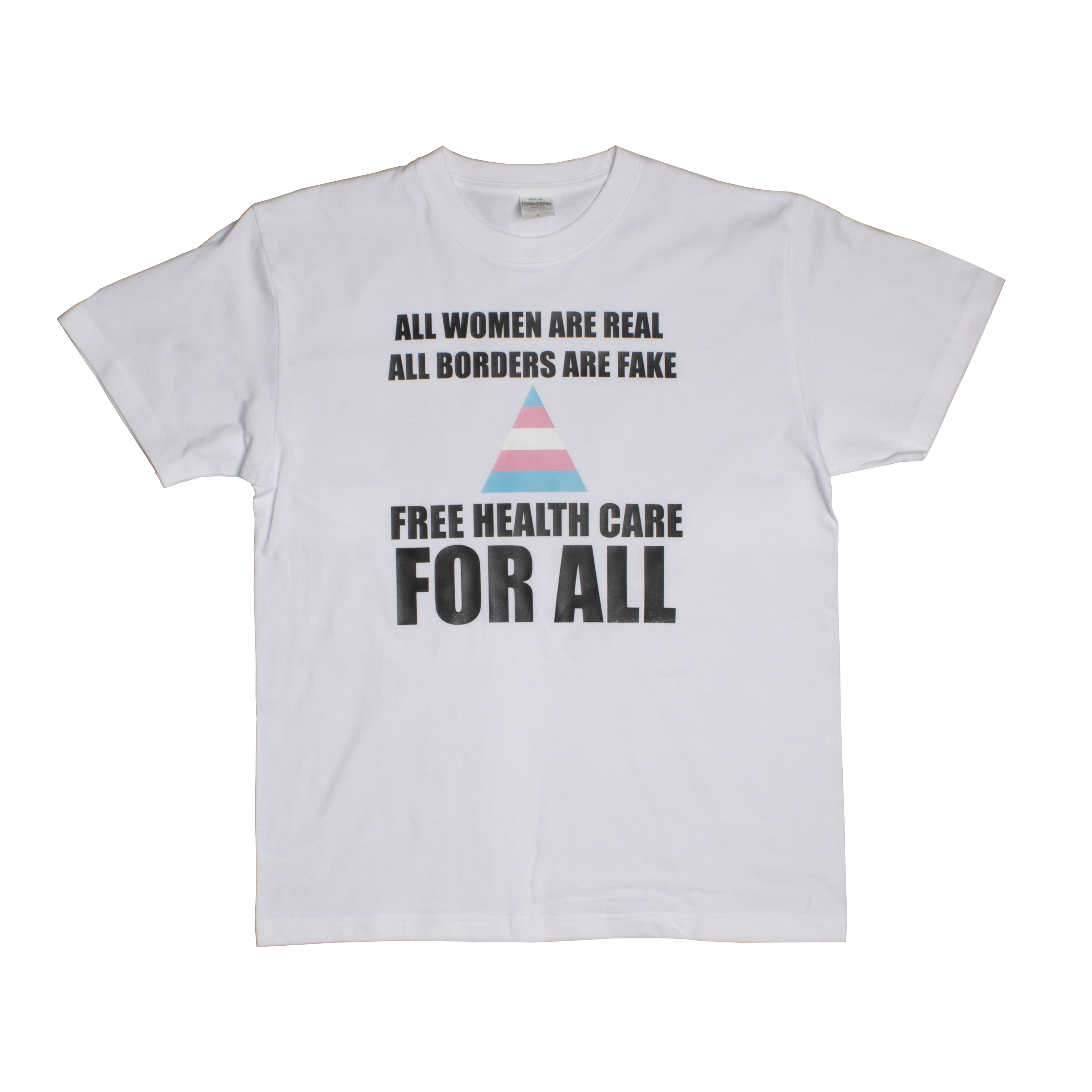 HEALTH CARE FOR ALL TEE white