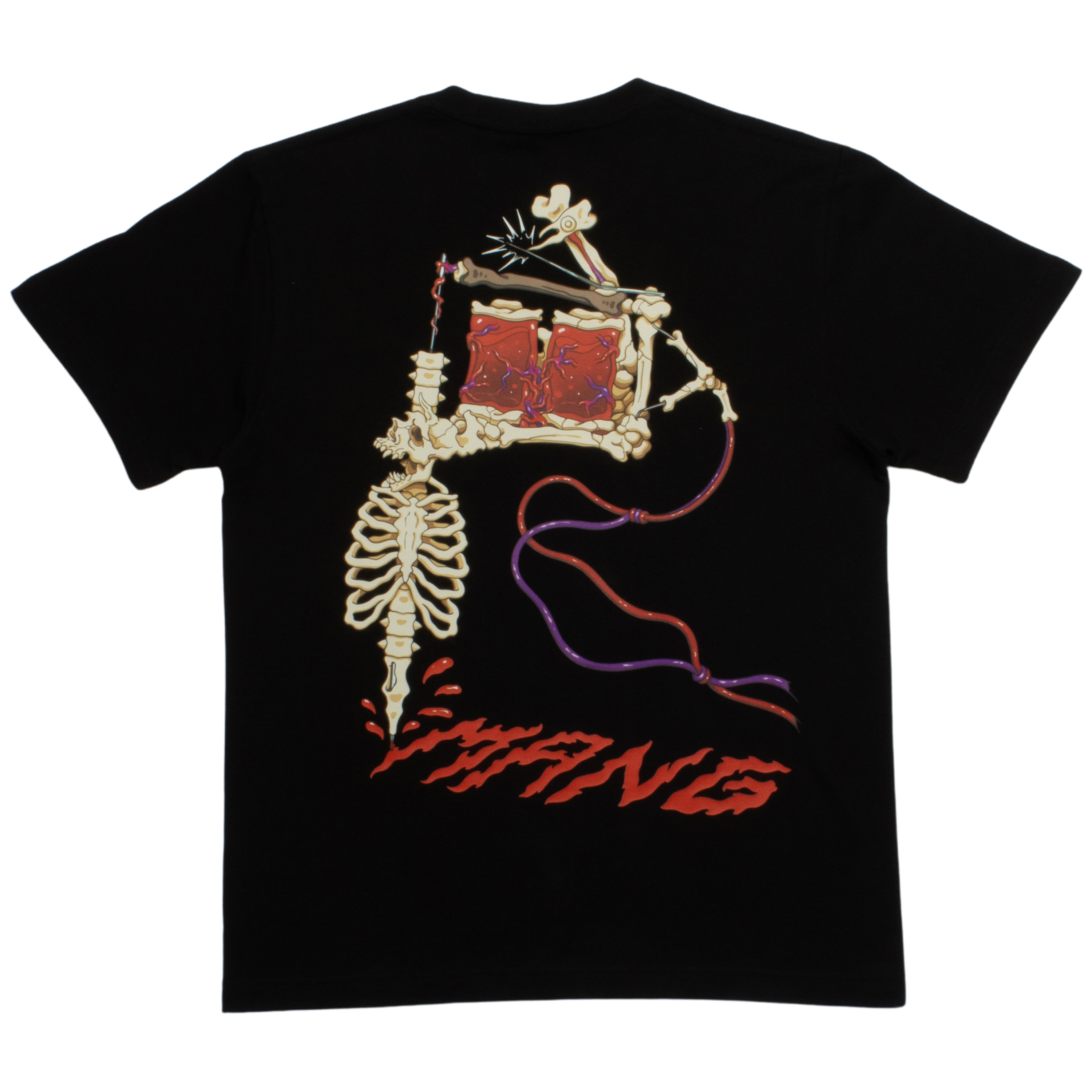 BONE COIL TEE BLACK