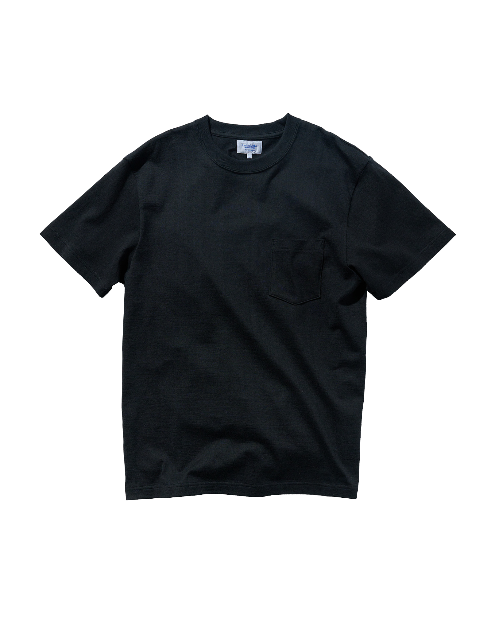 80002 - Japan Made  - Standard Fit T-shirt (with pocket) - Black x 1