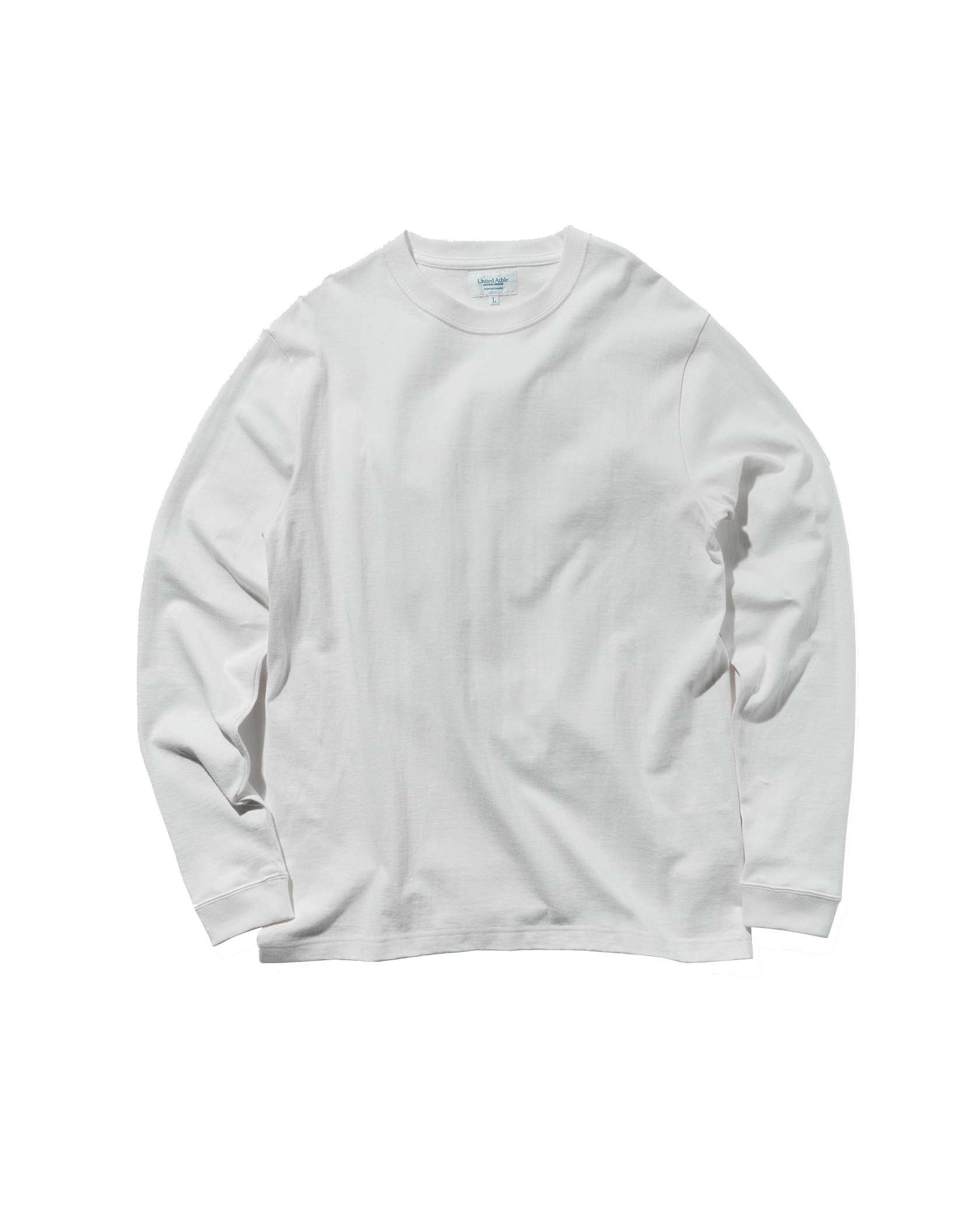 80004 - Japan Made - Standard Fit Long Sleeve T-shirt - White x 1