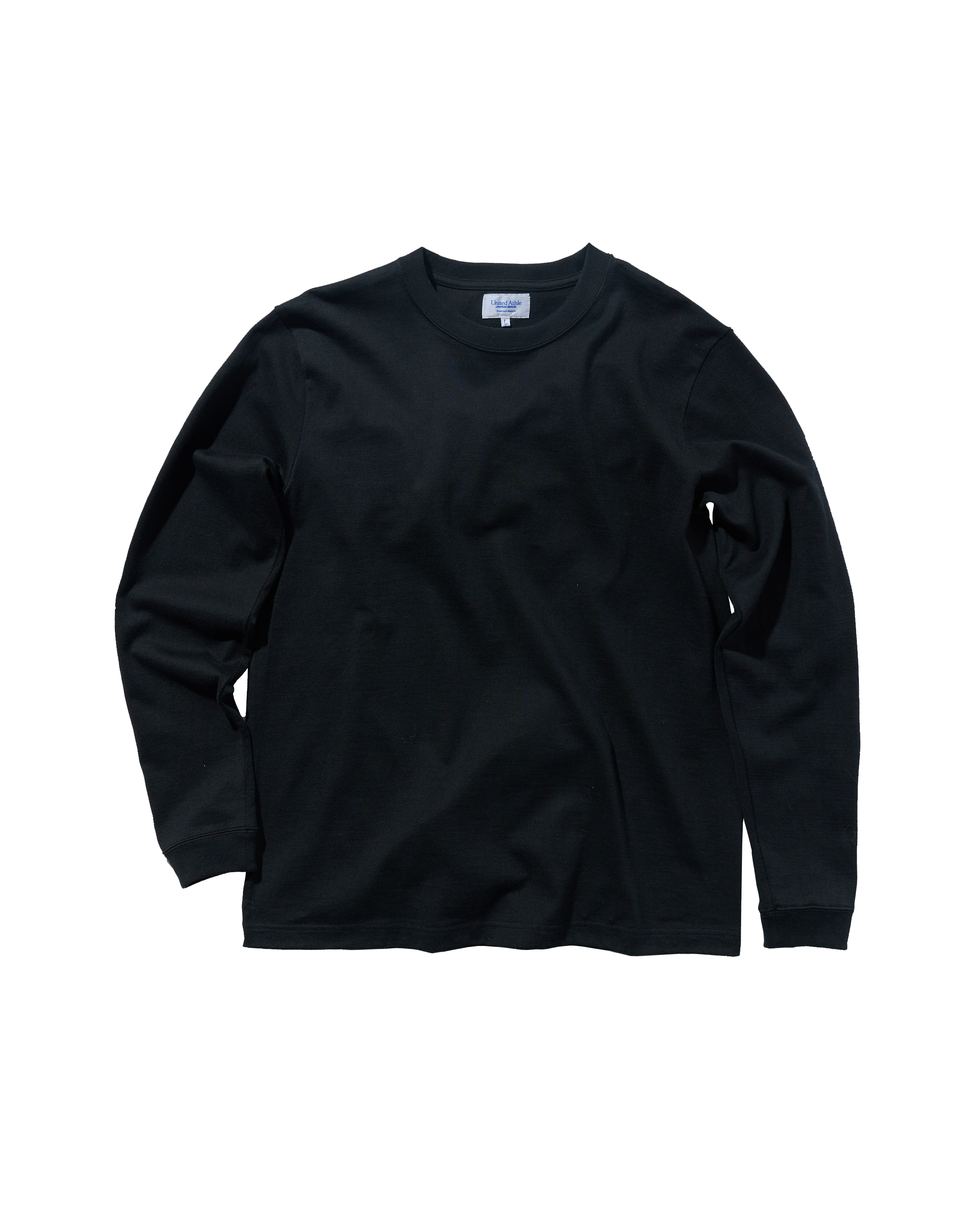 80004 - Japan Made - Standard Fit Long Sleeve T-shirt - Black x 1