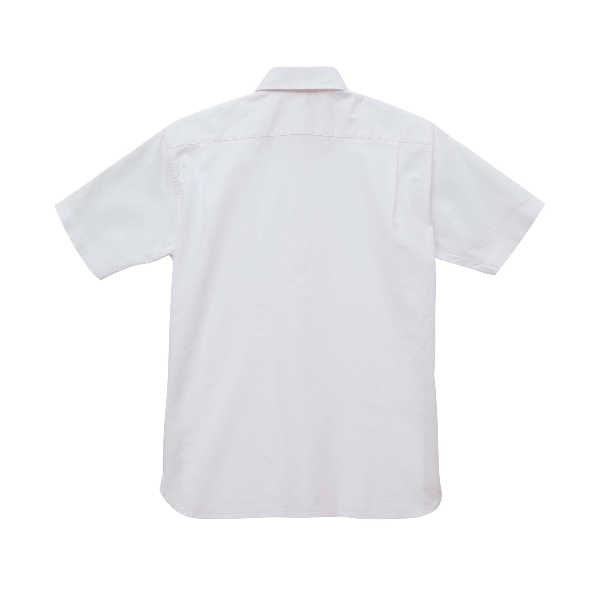 1268 - Oxford Button Down Short Sleeve Shirt - White x 2