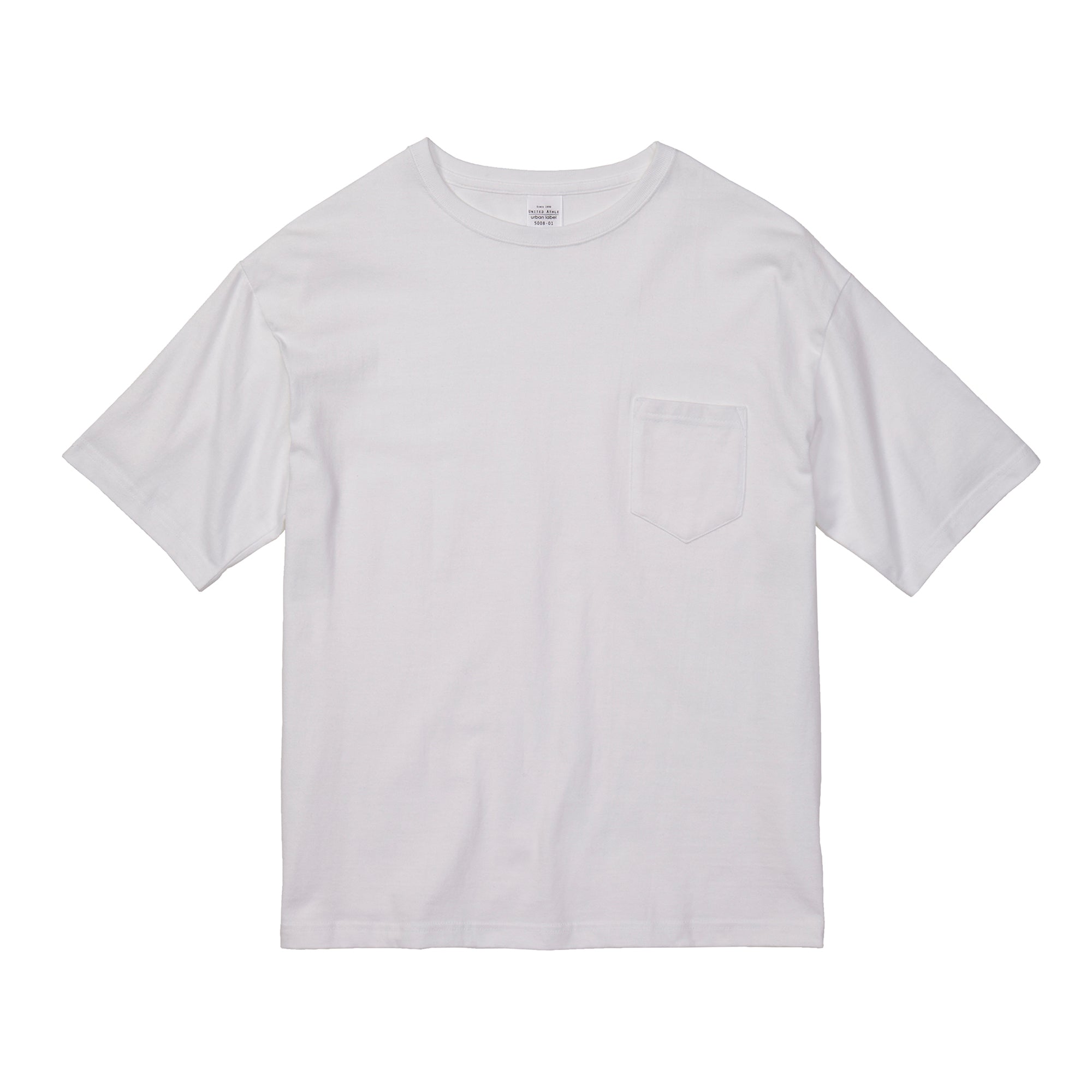 5008 - 5.6oz Big Silhouette T-shirt (with pocket) - White x 1