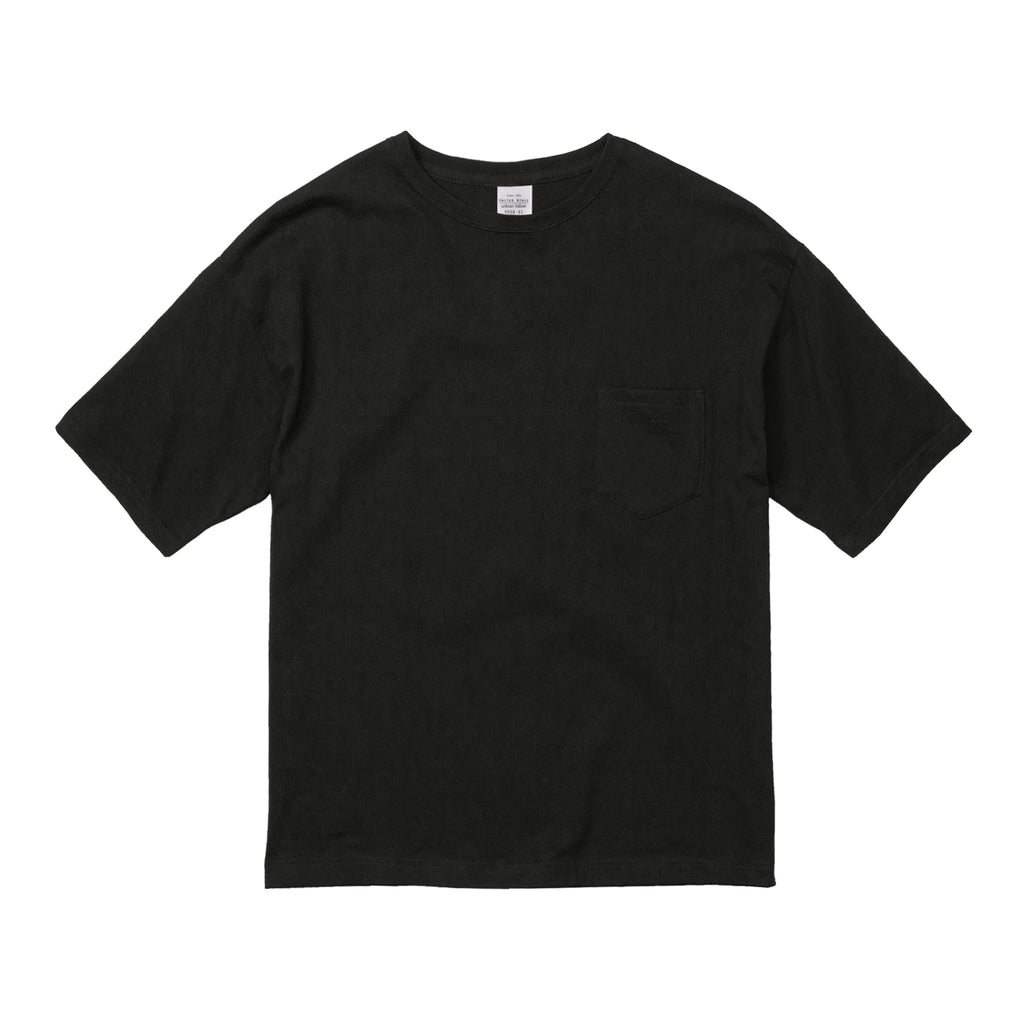 5008 - 5.6oz Big Silhouette T-shirt (with pocket) - Black x 1