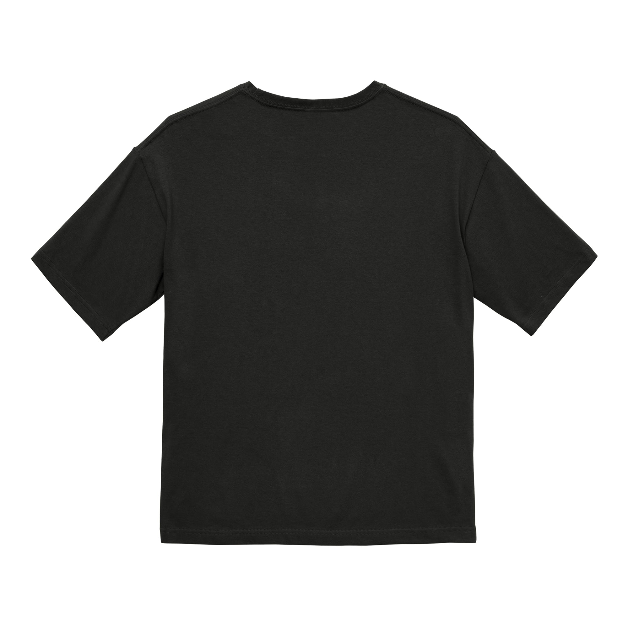5008 - 5.6oz Big Silhouette T-shirt (with pocket) - Black x 2