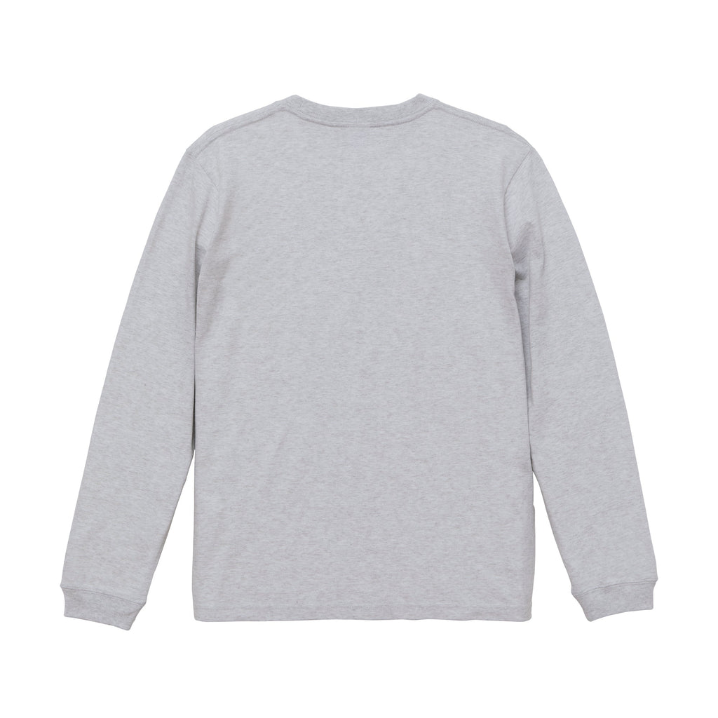 5011 - 5.6oz Long Sleeve Tee - Ash x 2