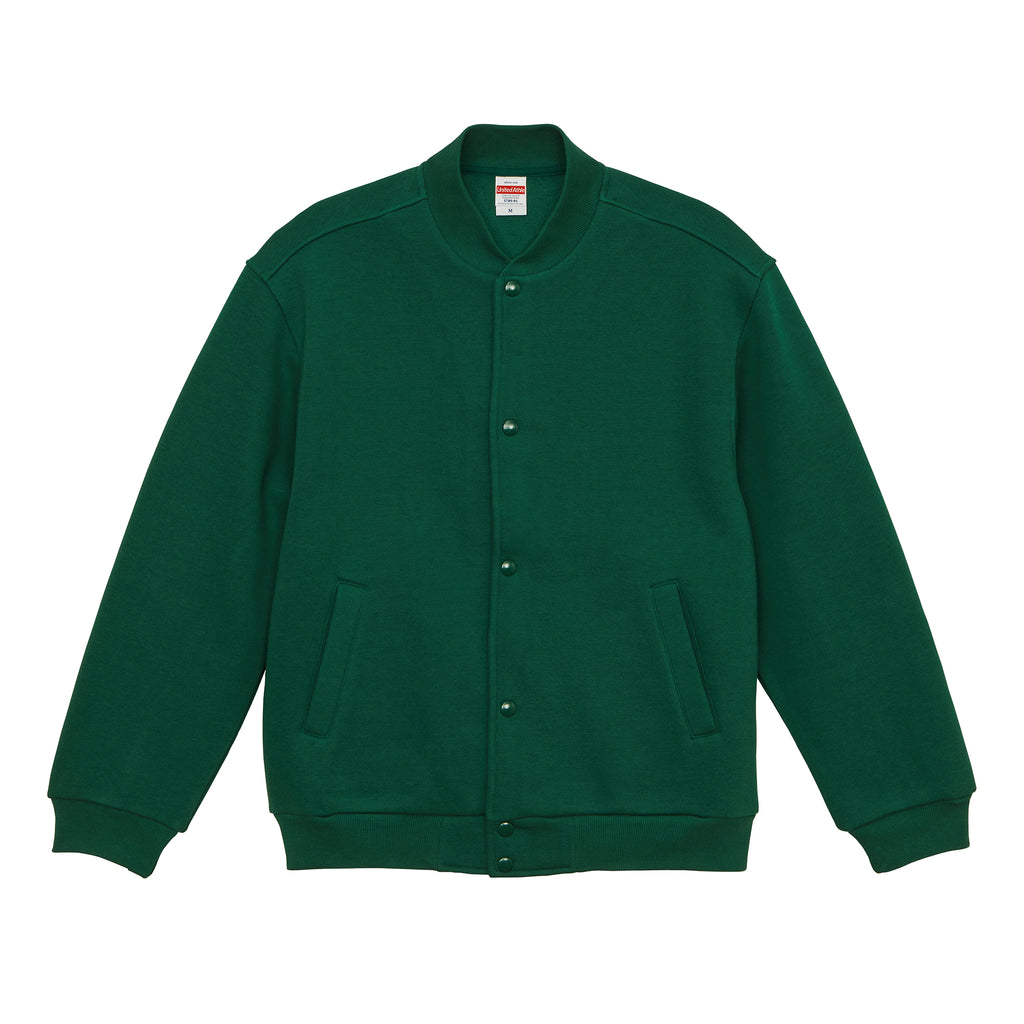 5789 - Loose Fit Sweat Snap Jacket - Ivy Green x 1