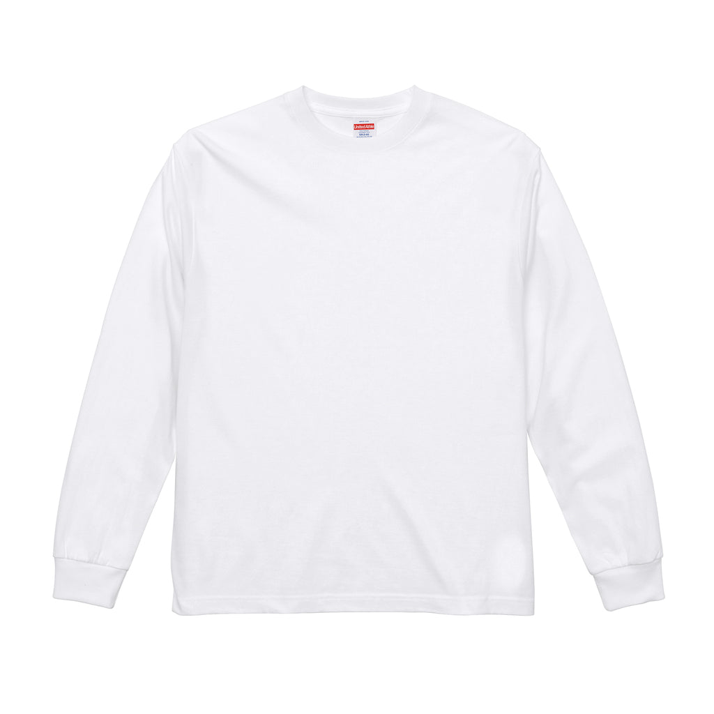 5913 -6.2 oz premium long sleeve t-shirt - White x 1