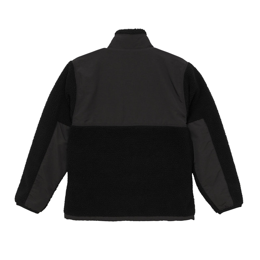 7495 - Sherpa Fleece Zip Jacket - Black x 2