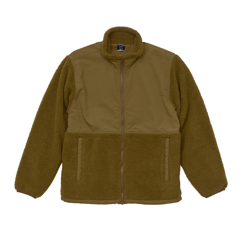 7495 - Sherpa Fleece Zip Jacket  - Coyote Brown x 1
